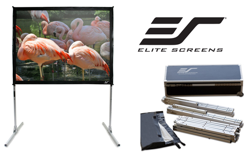 Pantallas plegables para proyecci&oacute;n